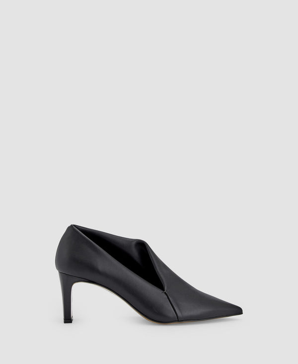 Women Shoes | Black Asymmetrical Pump by Spanish designer Adolfo Dominguez