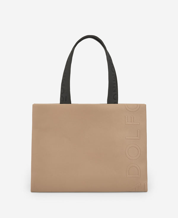 Taupe Shopper Bag For Women