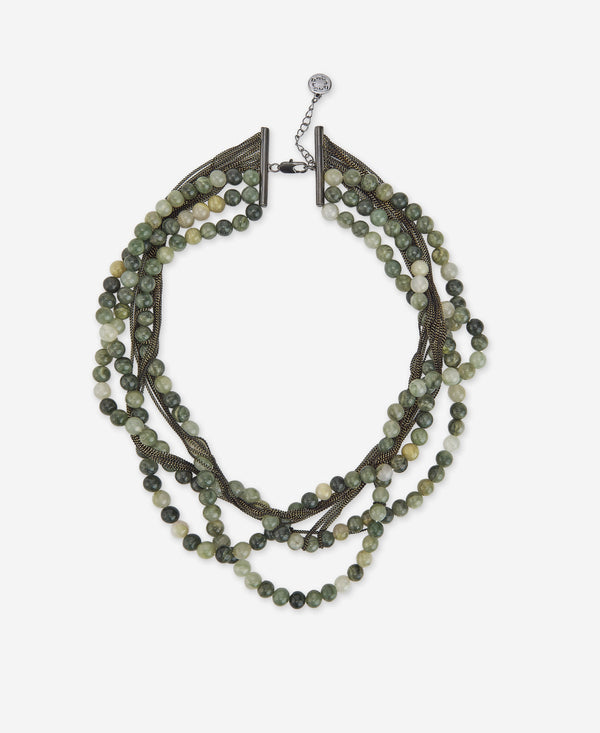 Fine Chains Natural Stone Necklace