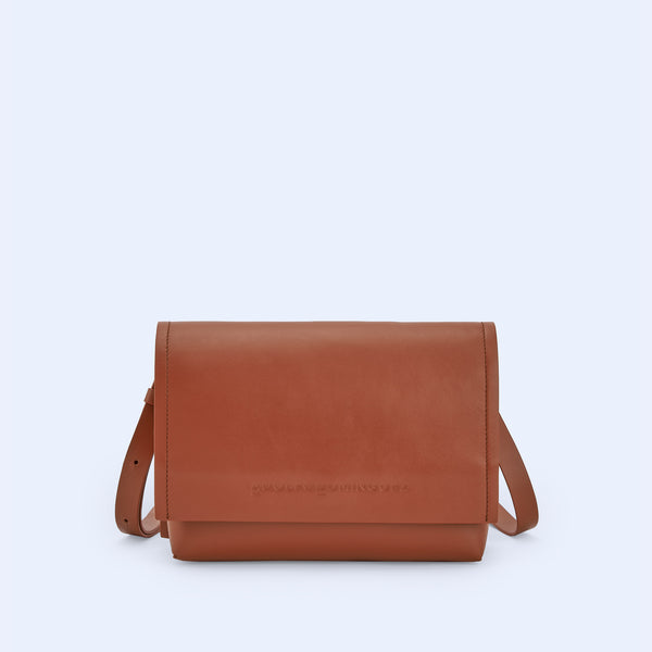 Spanish Leather Baguette Bag