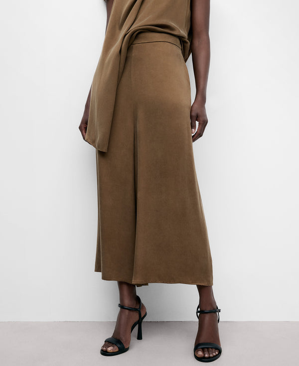 Brown Palazzo Trousers