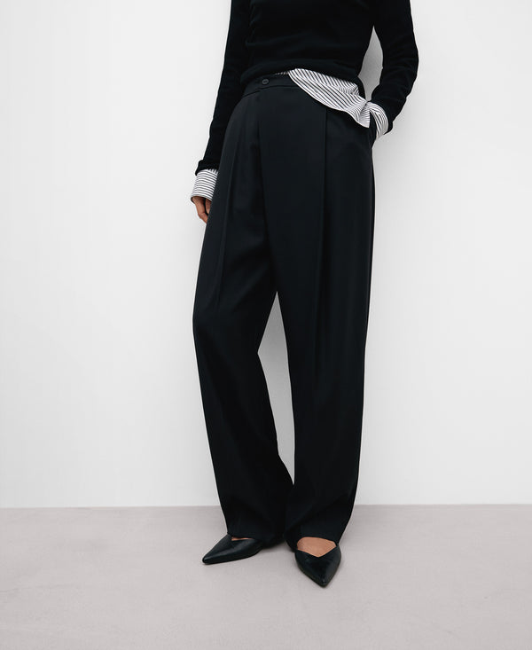 Wide Leg Straight Trousers For Women