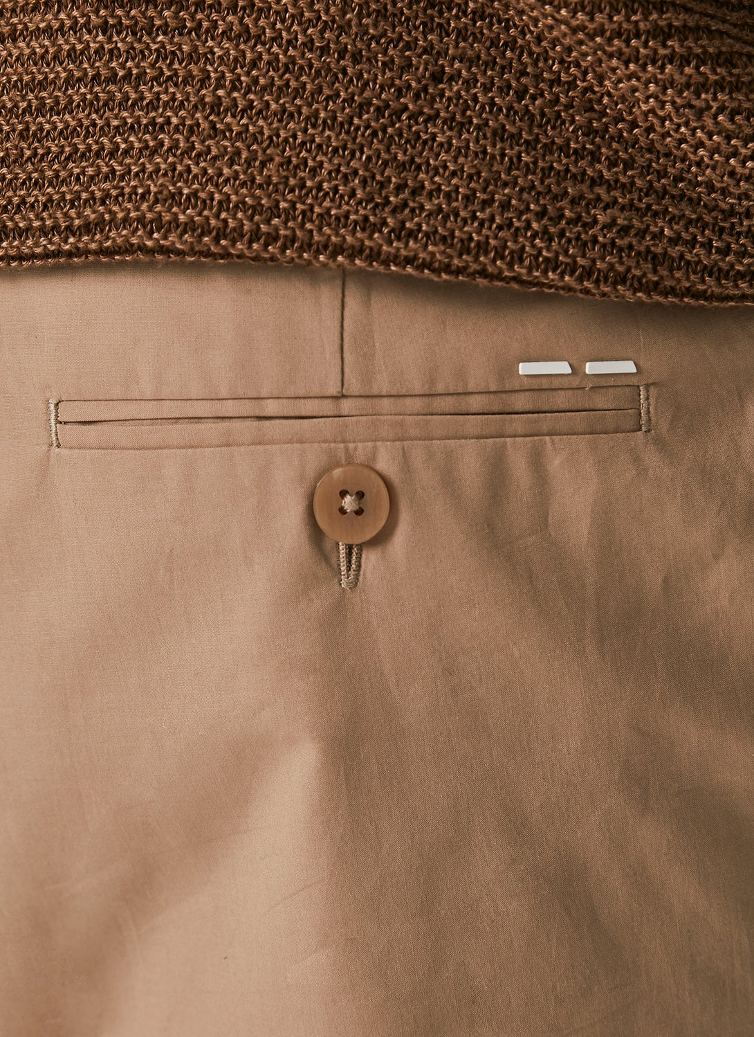 Men Shorts | Beige Short by Spanish designer Adolfo Dominguez