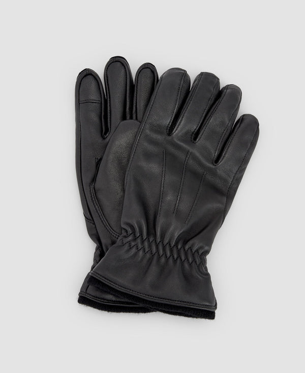 Men Gloves | Black Gloves by Spanish designer Adolfo Dominguez