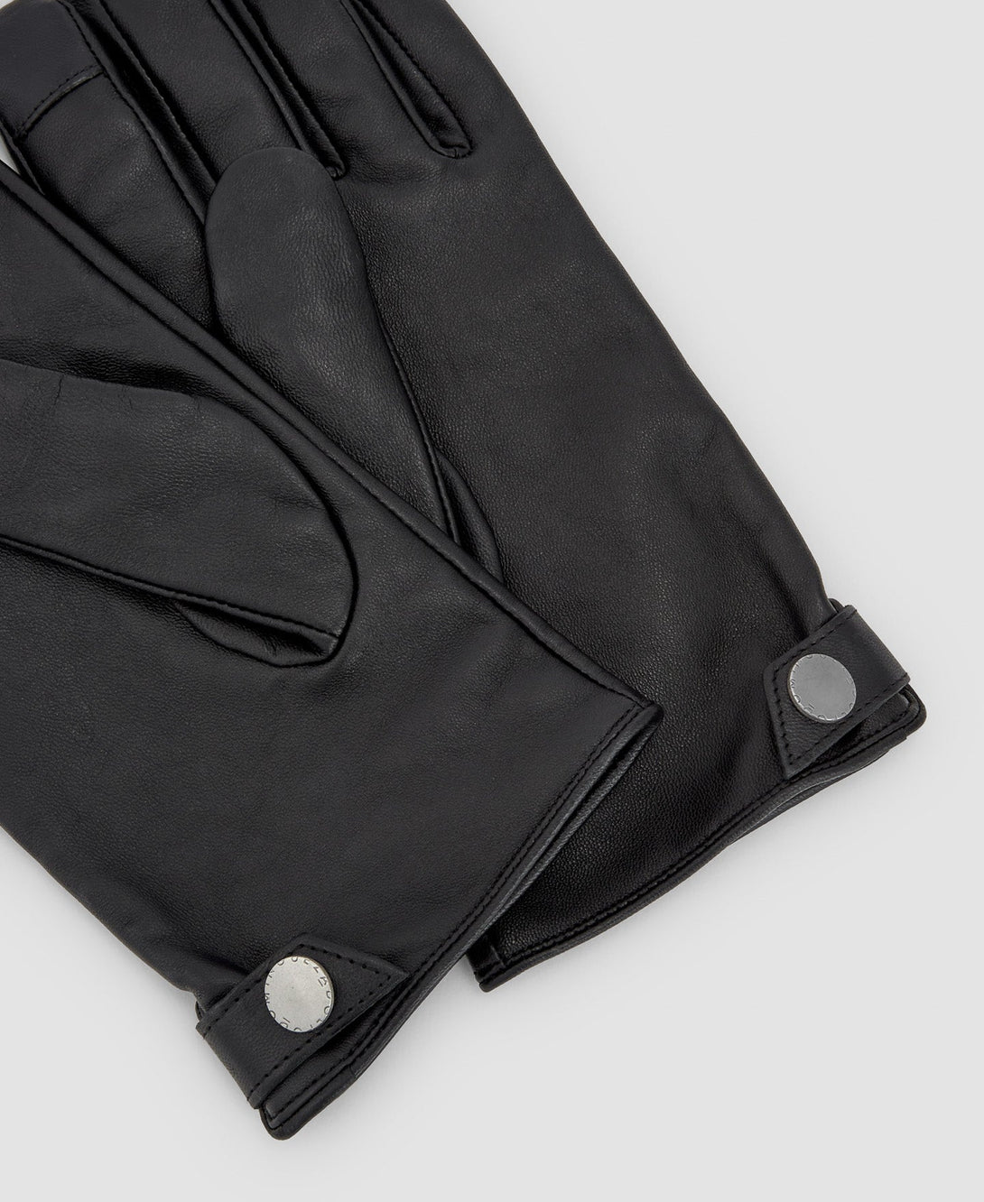 Men Gloves | Black Men Gloves by Spanish designer Adolfo Dominguez