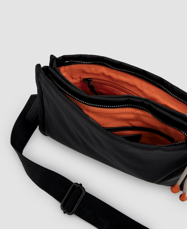 Women Bags | Black Rectangular Shoulder Bag by Spanish designer Adolfo Dominguez