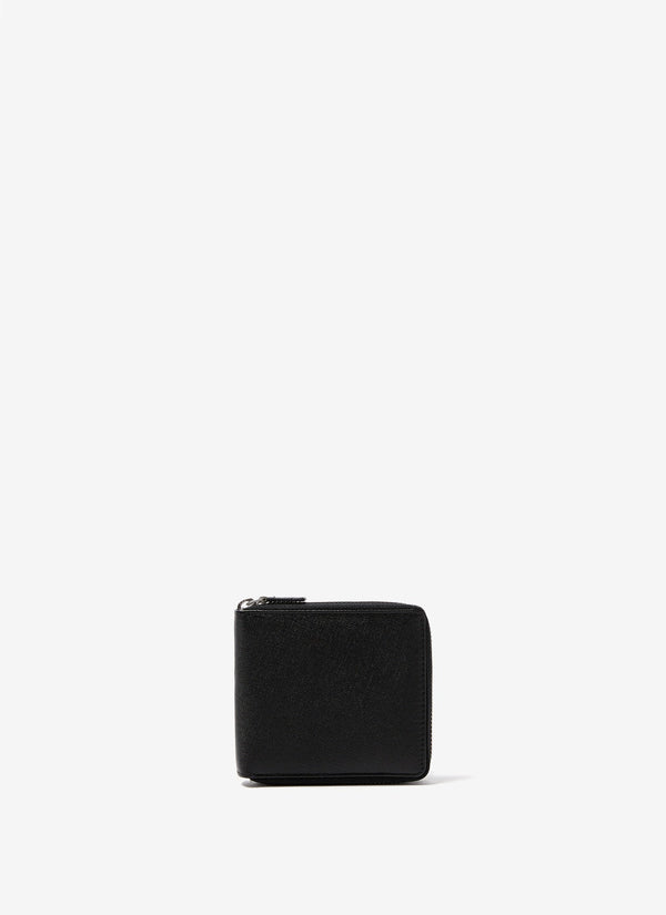 Men Wallet | Black Saffiano Leather Wallet by Spanish designer Adolfo Dominguez