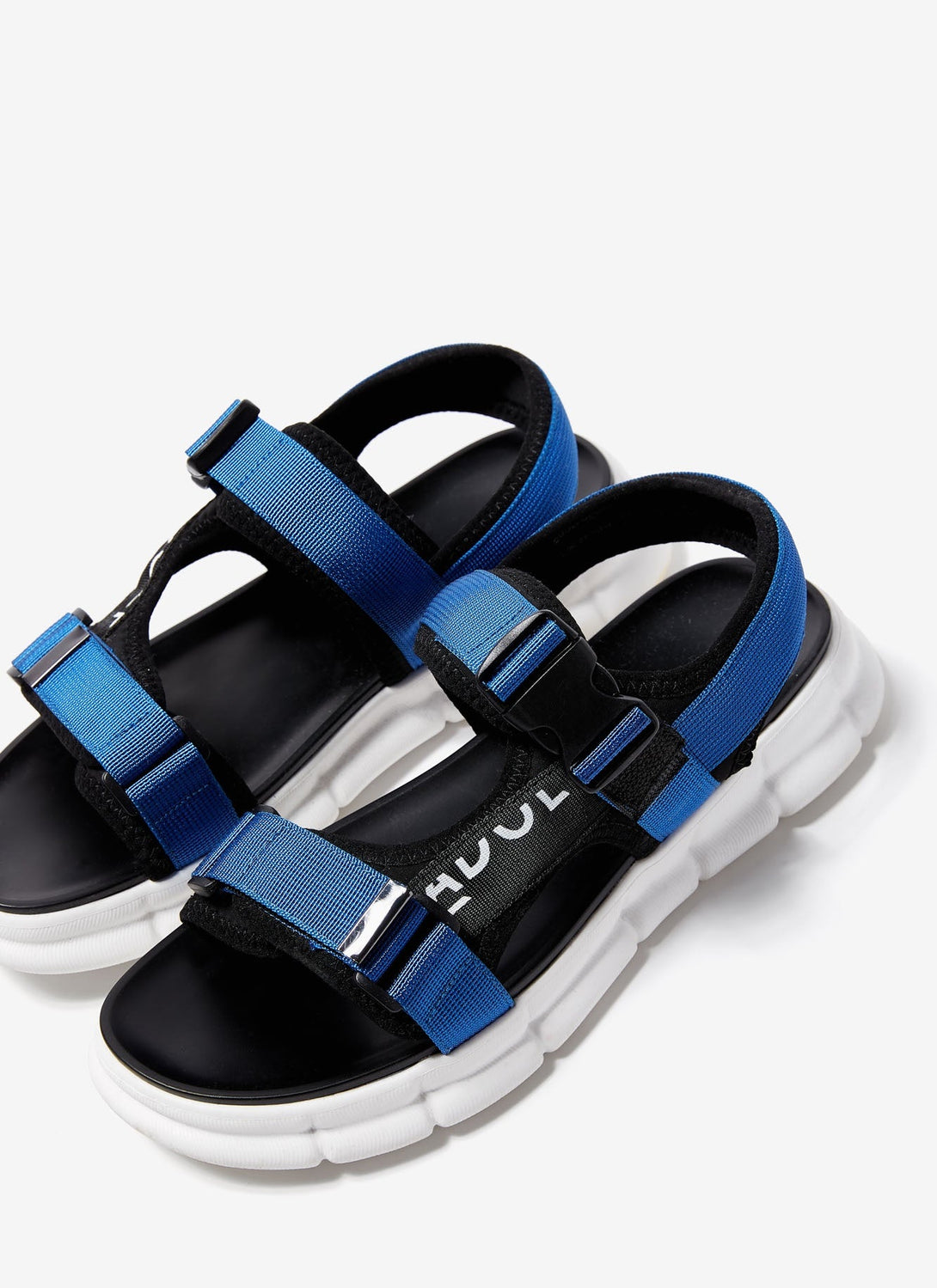 Men Shoes | Blue Mallard Sport Sandals With Adjustable Straps by Spanish designer Adolfo Dominguez
