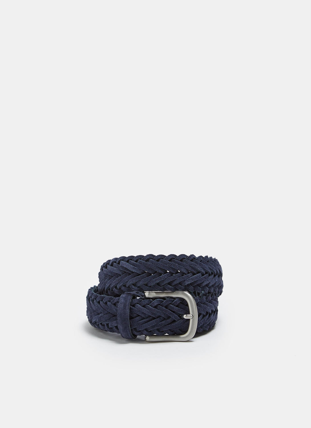 Men Belt | Braided Leather Belt by Spanish designer Adolfo Dominguez