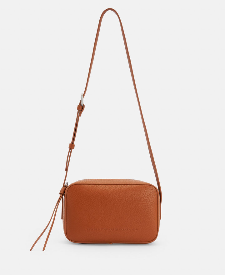 Women Bags | Buff Colour Recycled Material Shoulder Bag by Spanish designer Adolfo Dominguez