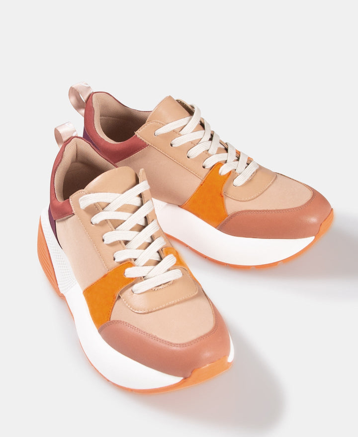 Women Shoes | Camel Chunky Sneaker by Spanish designer Adolfo Dominguez