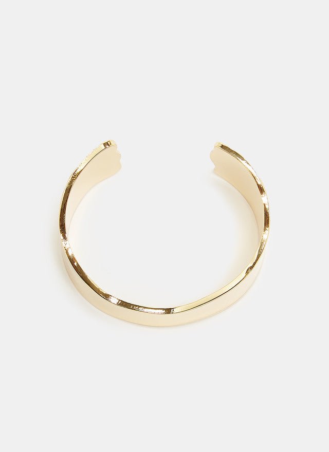 Women Bracelet | Gold/Silver Wavy Bracelet by Spanish designer Adolfo Dominguez