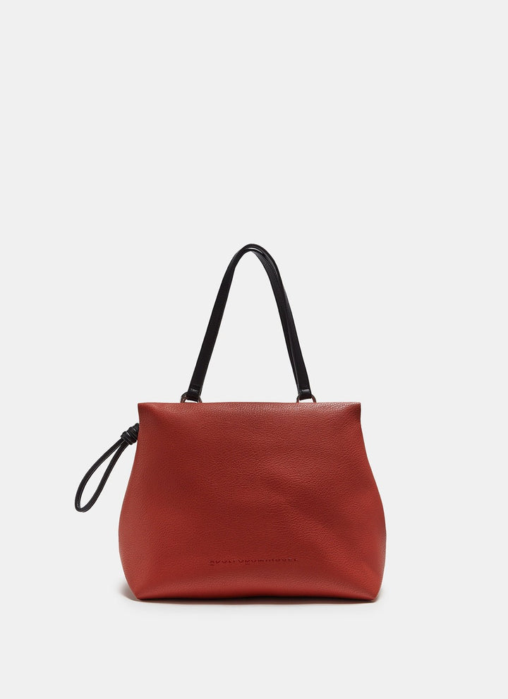 Women Bags | Granulated Bag With Zipper Closure by Spanish designer Adolfo Dominguez