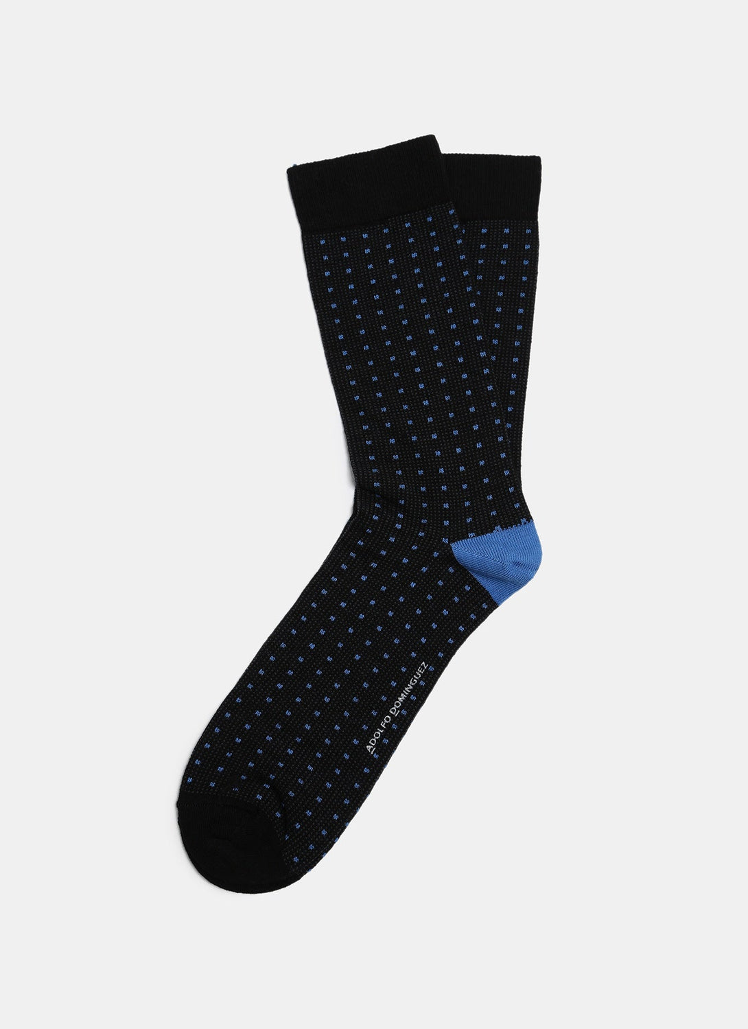Men Socks | Grey Low Cut Socks With Pindot Print by Spanish designer Adolfo Dominguez