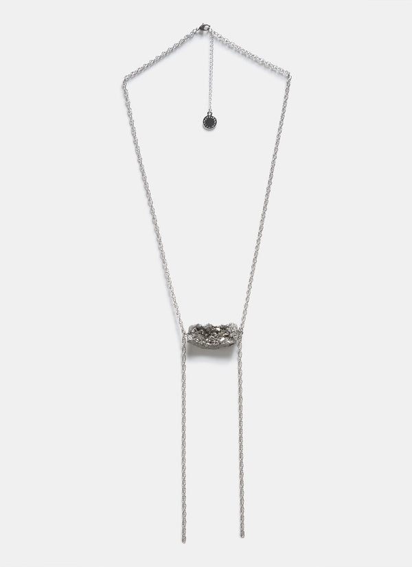 Women Necklace | Long Necklace With Natural Stone by Spanish designer Adolfo Dominguez
