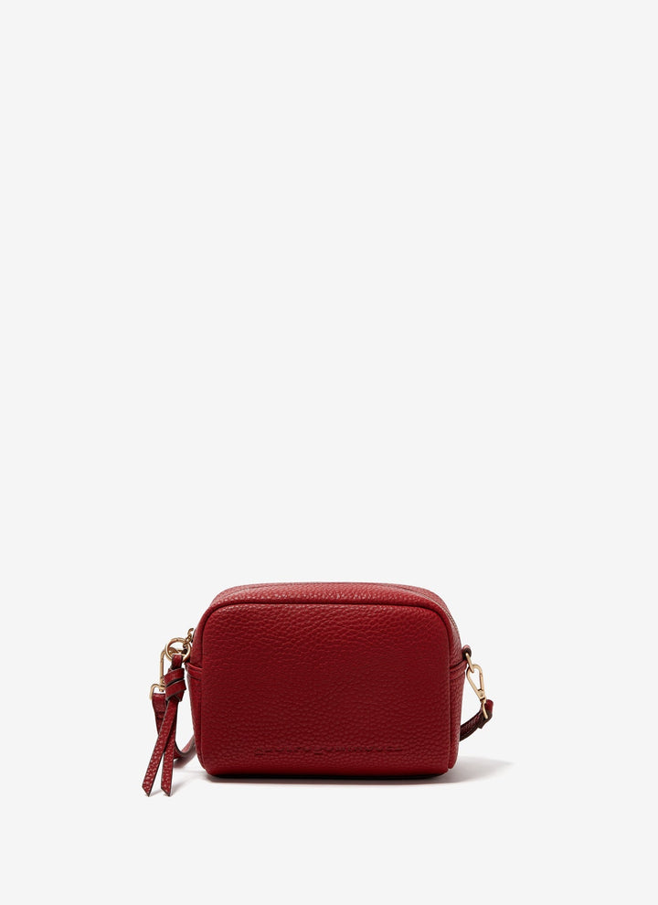 Women Bags | Red Granulated Crossbody Bag by Spanish designer Adolfo Dominguez