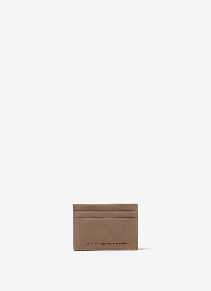 Men Wallet | Stone Leather Card Holde by Spanish designer Adolfo Dominguez