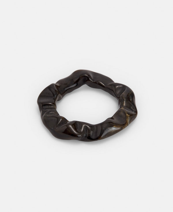 Women Bracelet | Taupe Volumetric Resin Bracelet by Spanish designer Adolfo Dominguez