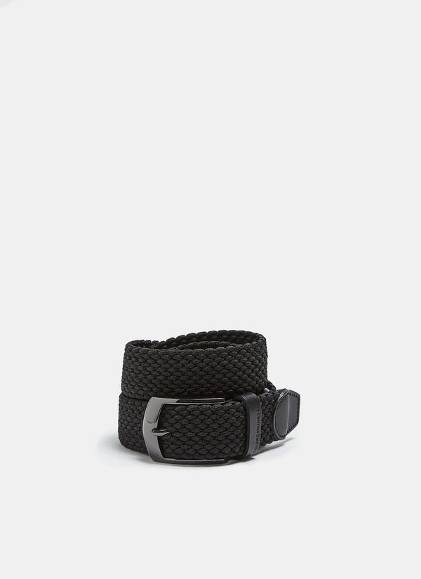 Men Belt | Textured Woven Belt by Spanish designer Adolfo Dominguez