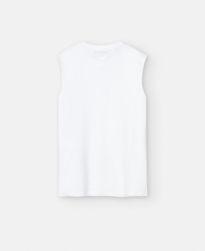 Women T-Shirt (Short Sleeve) | White Cotton Crew Neck T-Shirt by Spanish designer Adolfo Dominguez