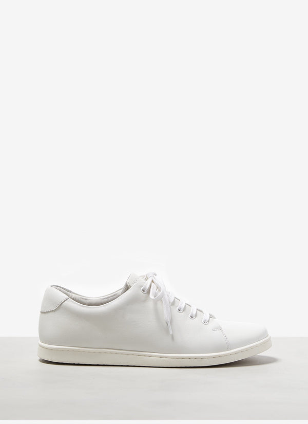 Men Shoes | White Leather Sneakers With Rubber Sole by Spanish designer Adolfo Dominguez